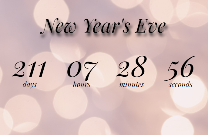 New Year's count down